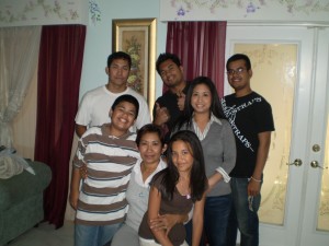 Run with her son, daughter and grandchildren